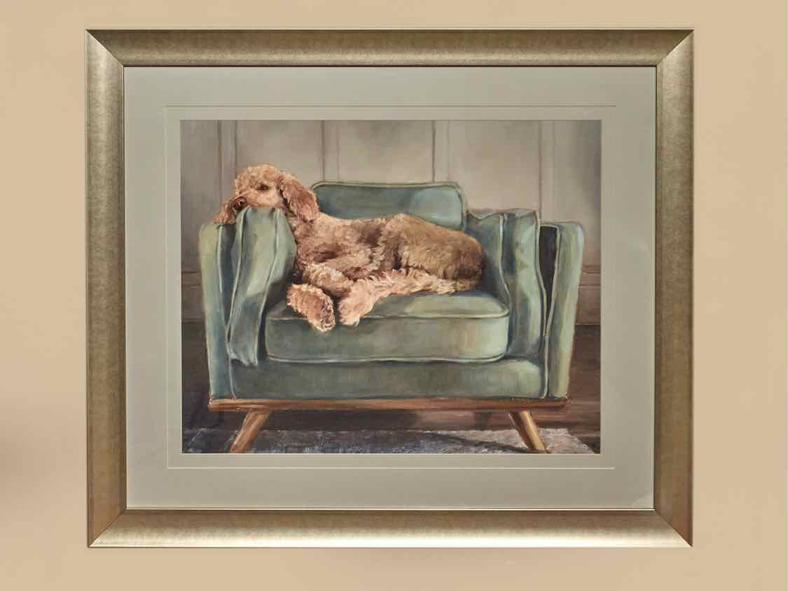 'Canine Portrait' Framed Print
