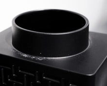 Pair of Roche Bobois Black Ceramic Jars