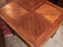Cherry Finish Side Table with 1 Drawer & Shelf