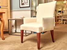 Lee Industries Ivory Canvas Fabric  Chair
