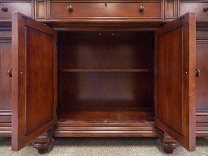 Thomasville Marble Top Mahogany Server