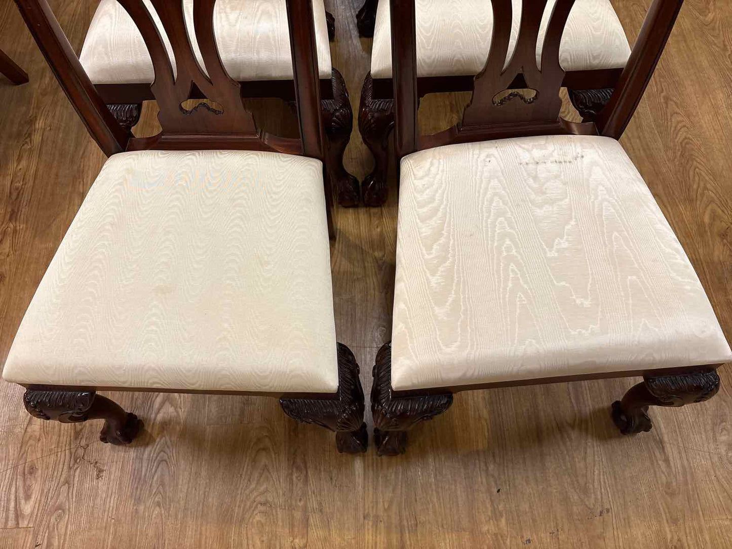 Maitland Smith Set of 10 Chippendale-Style Dining Chairs