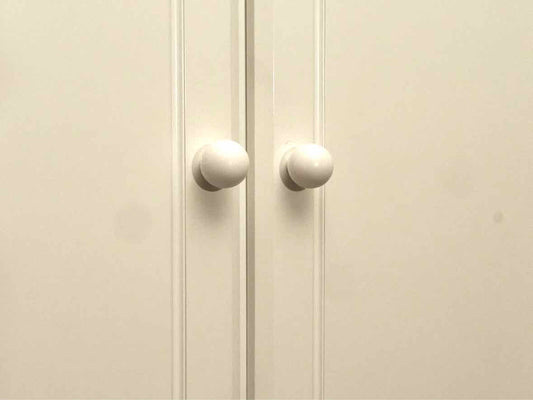 Bellini White 2 Door Armoire