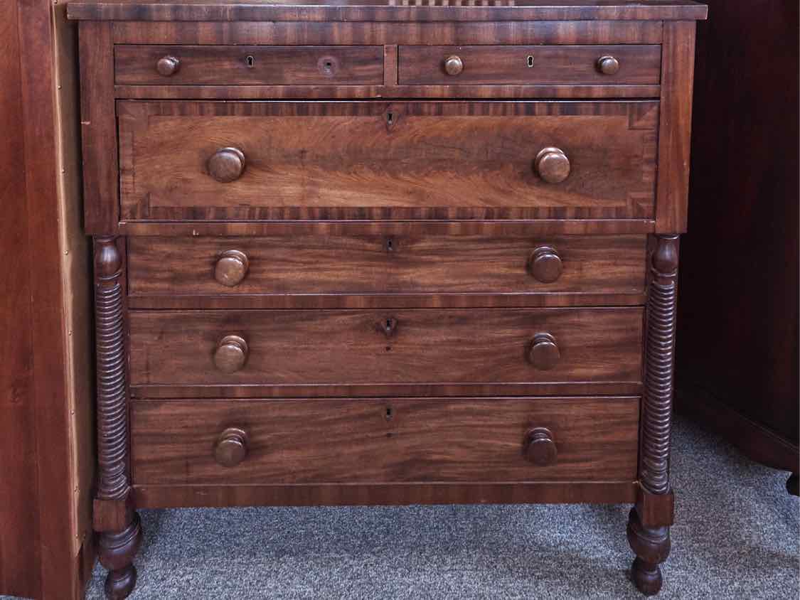 Empire Style Mahogany Chest