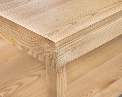 Gat Creek Ava 42" Cocktail Table in Ash Latte Finish