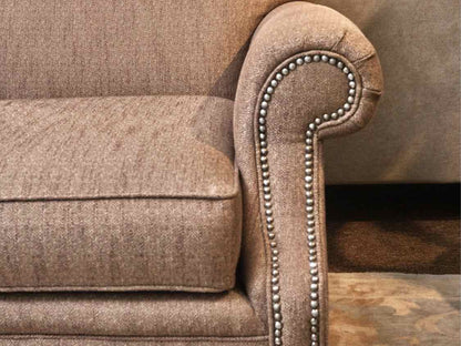 ThomasvilleTweed Blend Upholstered  Nailhead Trim Club Chair