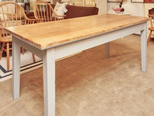 Oak Top  'Beach Fog Gray'  Finish Legs Dining Table
