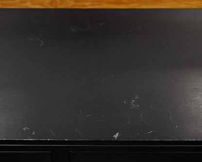 Crate & Barrel Black 6-Drawer Desser