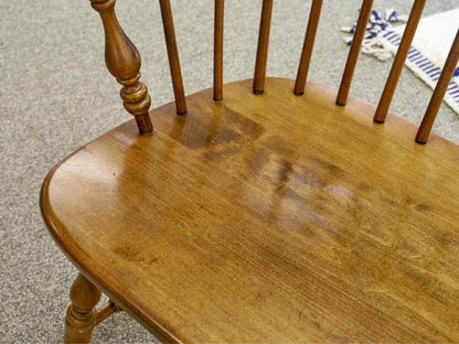 Ethan Allen Wooden Windsor Bench