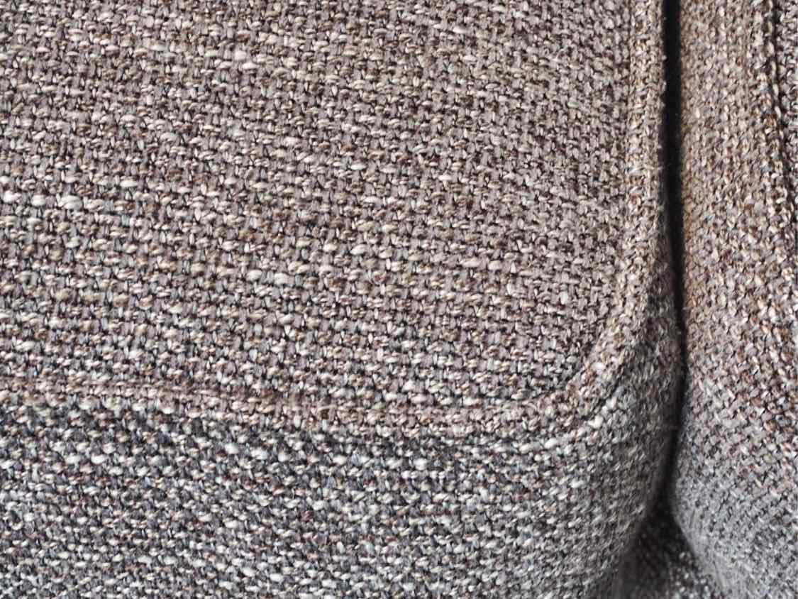 Boston Interiors 3-Piece Curved GreyFlex Upholstered Sectional