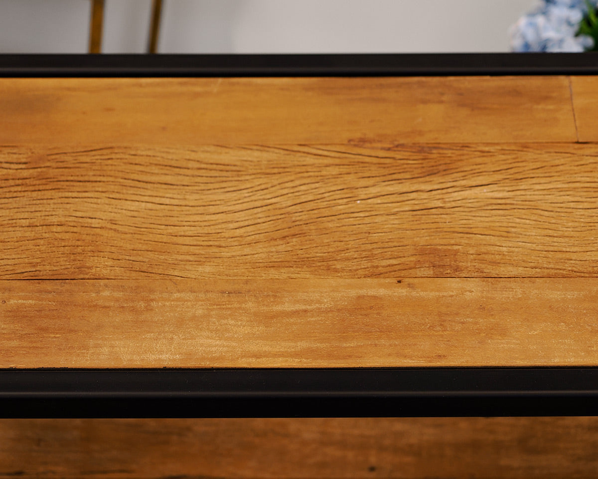 Open Shelf Two-Tier Console Table