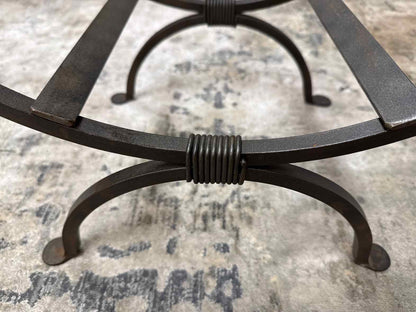 Crate & Barrel Iron Cocktail Tables
