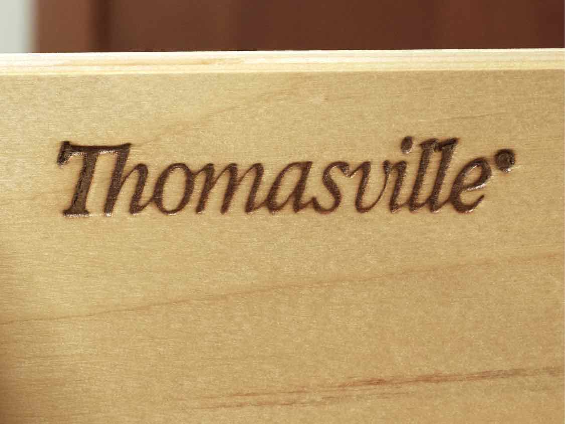 Thomasville Server in Cherry with Brushed Nickel Pulls