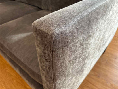 Circle Furniture 2-Piece Sectional in Deep Grey
