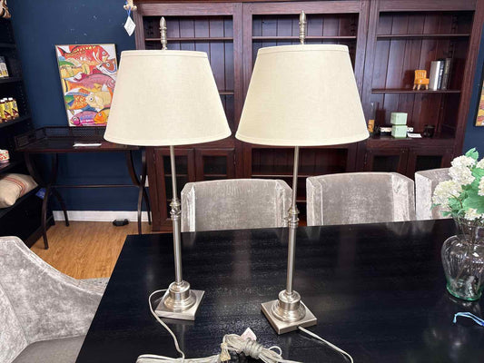 Pair of Library Table Lamps