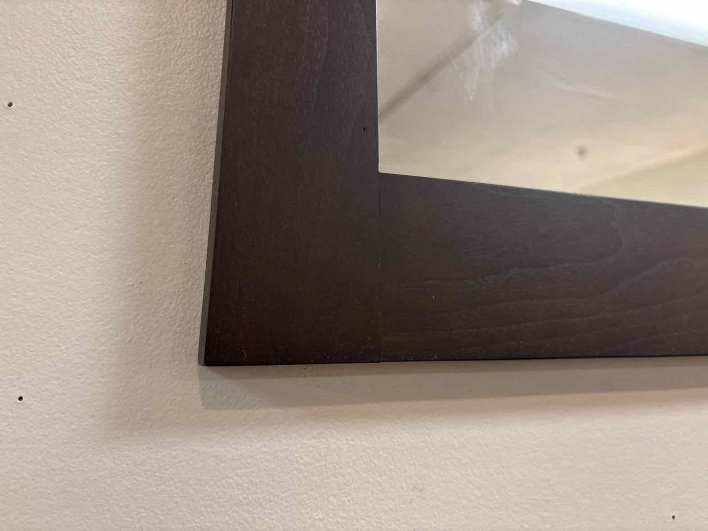 Circle Furniture Wall Mirror in Espresso