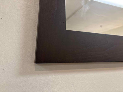 Circle Furniture Wall Mirror in Espresso