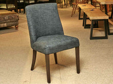 Set of 6 RH Graphite Grey Upholstered Side Dining Chairs