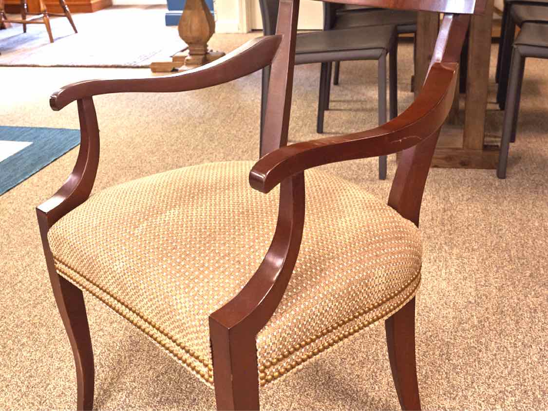 Set of 12 Hickory Chair 'Blix' Dining Chairs in 'Chocolate' Finish