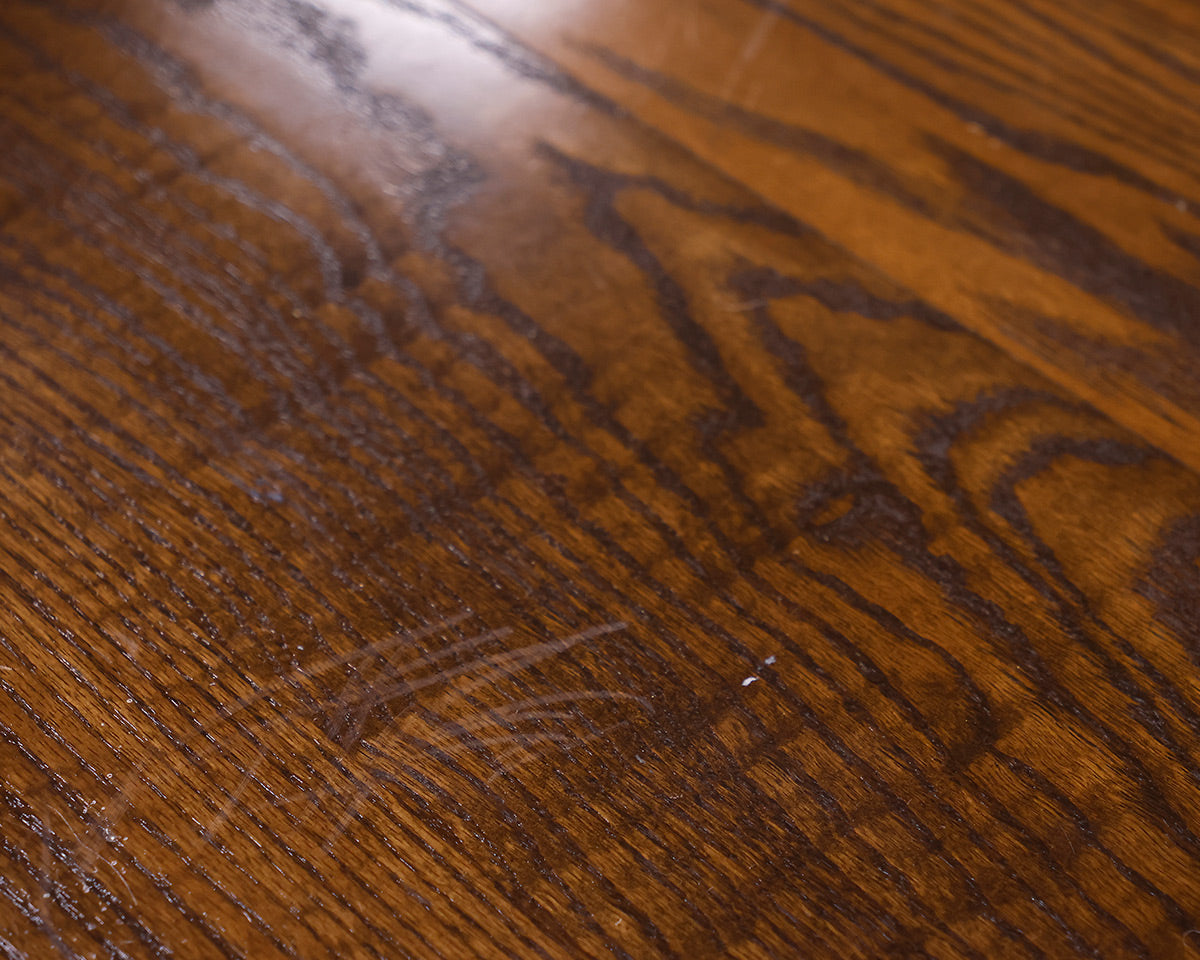 Dark Oak pedestal Dining Tables