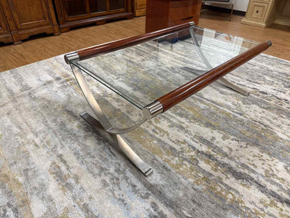 Glass Top Cocktail Table