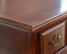American Drew Tall Chest in Cherry with Chippendale Brass Pulls