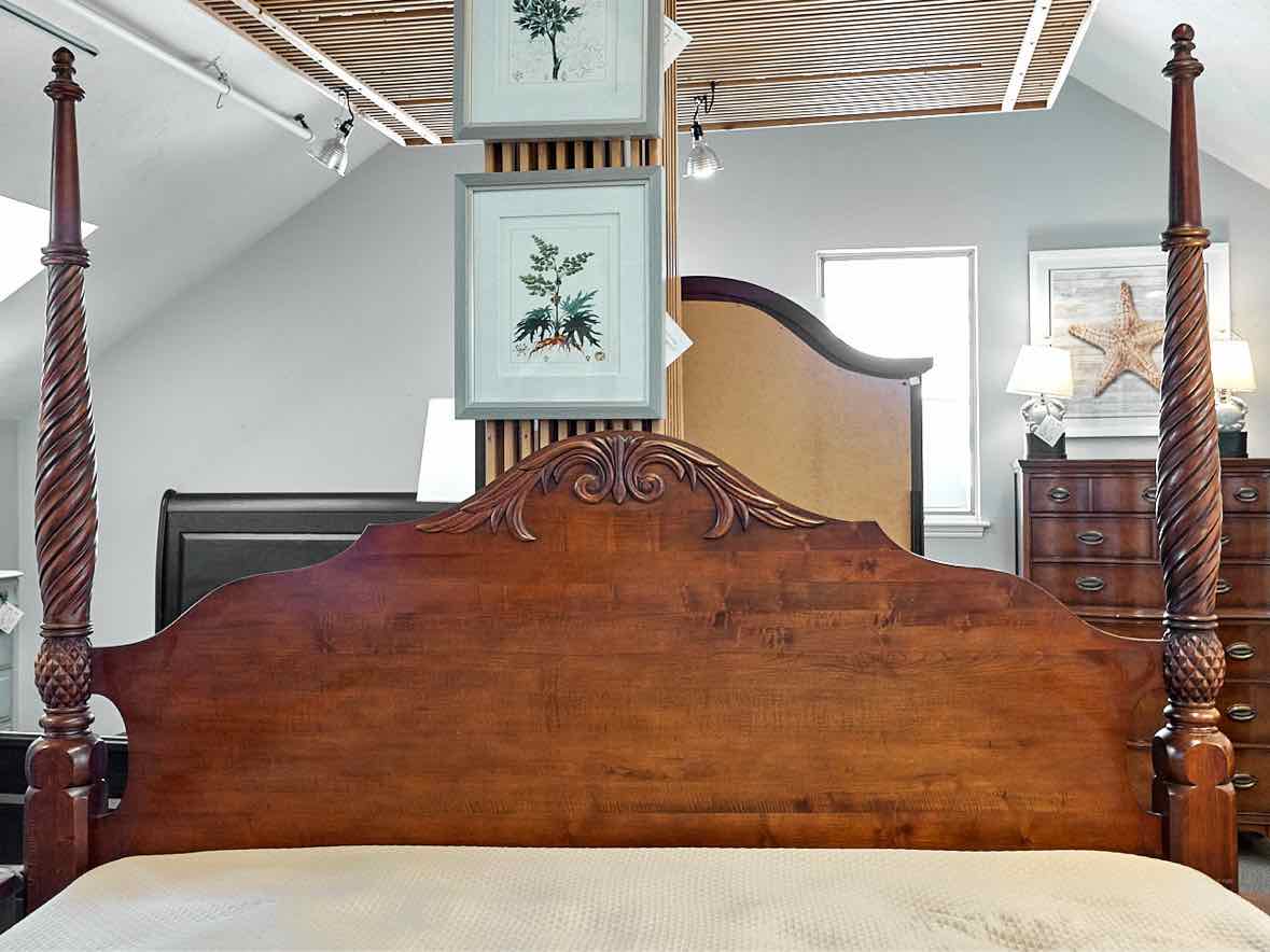 Ethan Allen British Classics Cherry Stain  King Bed