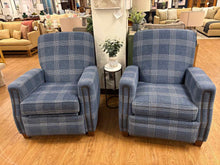 Pair of Ethan Allen 'Dean' Recliners