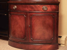 Drexel Mahogany 2 Glass Curved Door 1 Drawer Lower Doors  China Cabinet