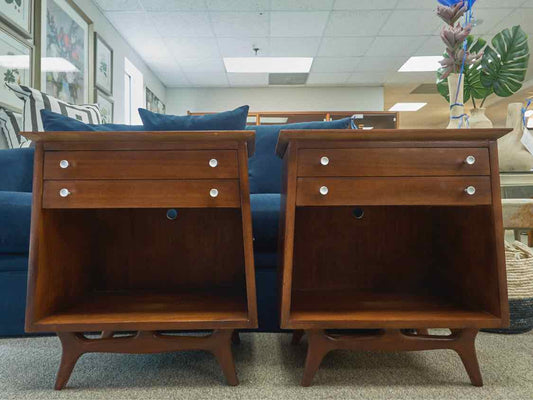 RWay MCM Walnut Bedroom Set
