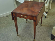 Old Colony Mahogany Drop Leaf Side Table