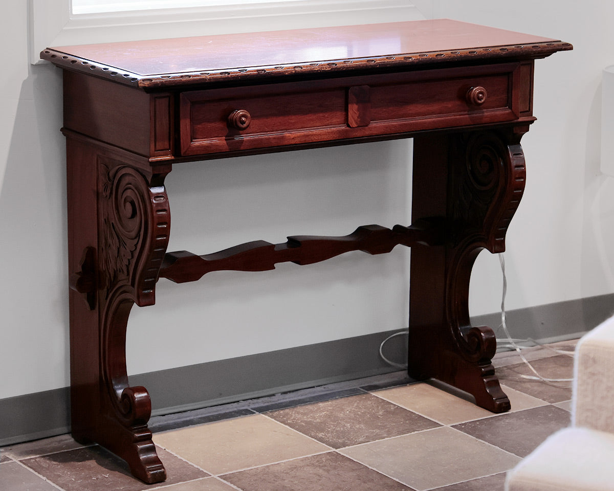 Scholle's Chicago Mahogany Console Table