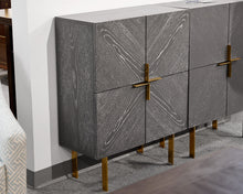 CB2 Jax Cerused Entry Way Cabinet