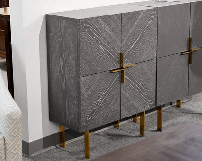 CB2 Jax Cerused Entry Way Cabinet