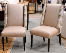 Pair of Custom Kravet Upholstered Host and Hostess Chairs
