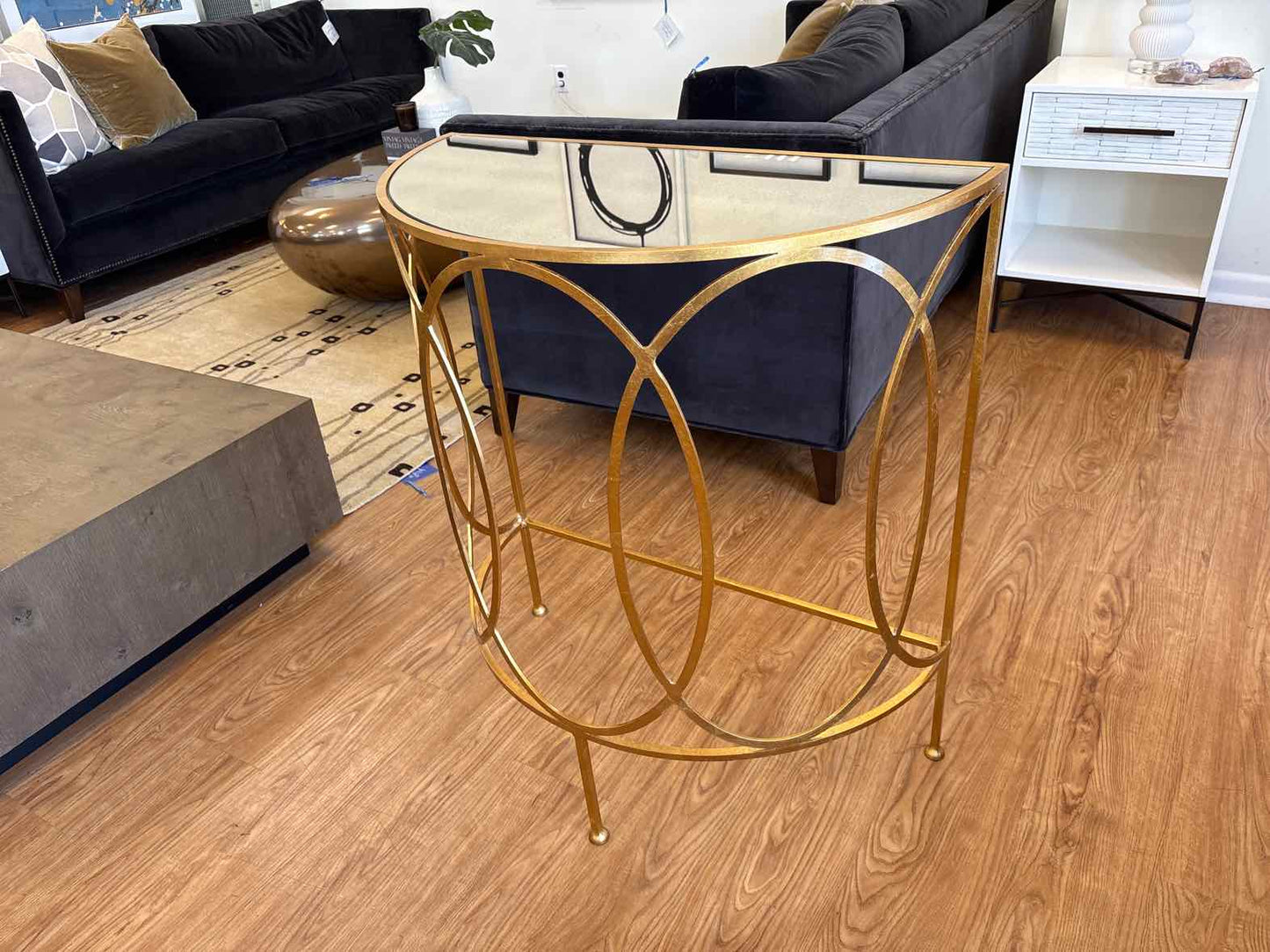 Worlds Away 'Antoine' Demilune Console
