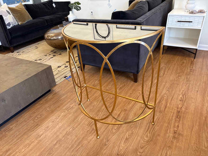 Worlds Away 'Antoine' Demilune Console