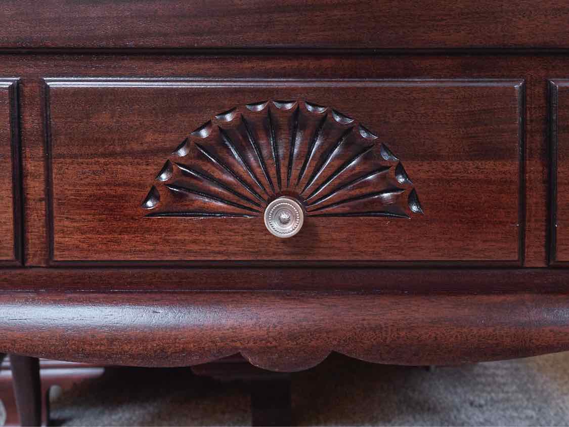 Solid Mahogany Six Drawer Highboy