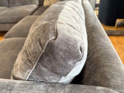 Circle Furniture 2-Piece Sectional in Deep Grey