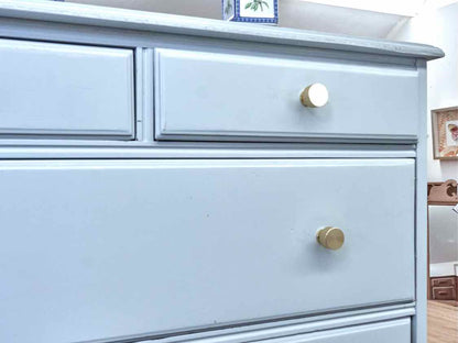 Six Drawer Chest in 'Arctic' Blue
