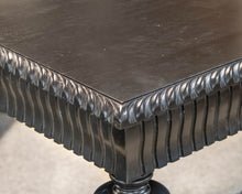 Noir Portugese Hand Rubbed Black Mahogany Writing Desk