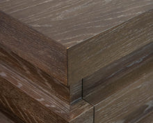 RH Stacked 6-Drawer Dresser in Dark Brown Oak