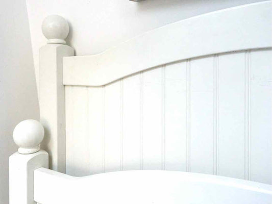 Pottery Barn White Finish Twin Bed