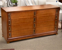 Red Lion Solid Walnut Campaign Style Dresser