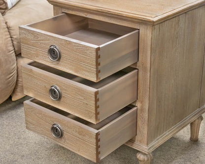 Pair of RH ' Maison' 3 Drawer Nightstands