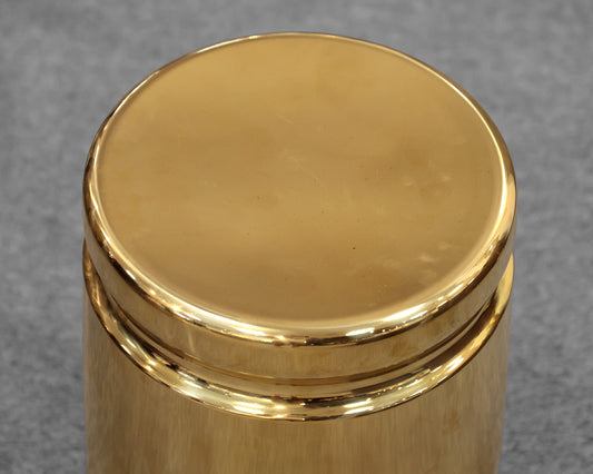 Hem Round Brass Side Table