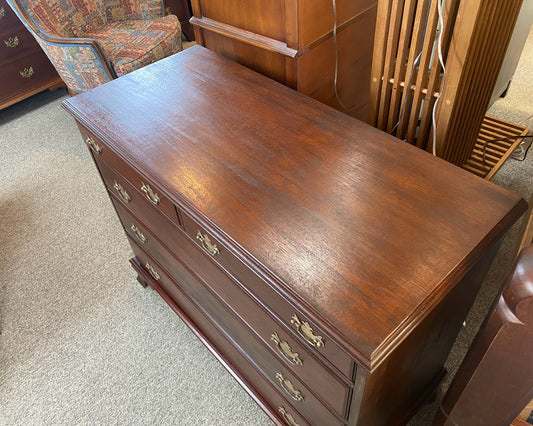 Solid Mahogany Five Drawer Chest