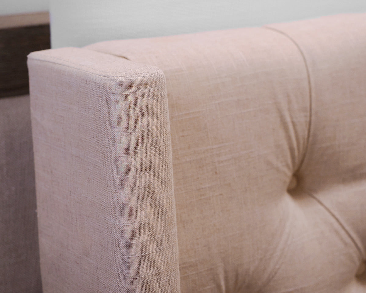 Queen Tufted Upholstered Bed Frame