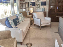 Brass Nautical Lantern Floor Lamp