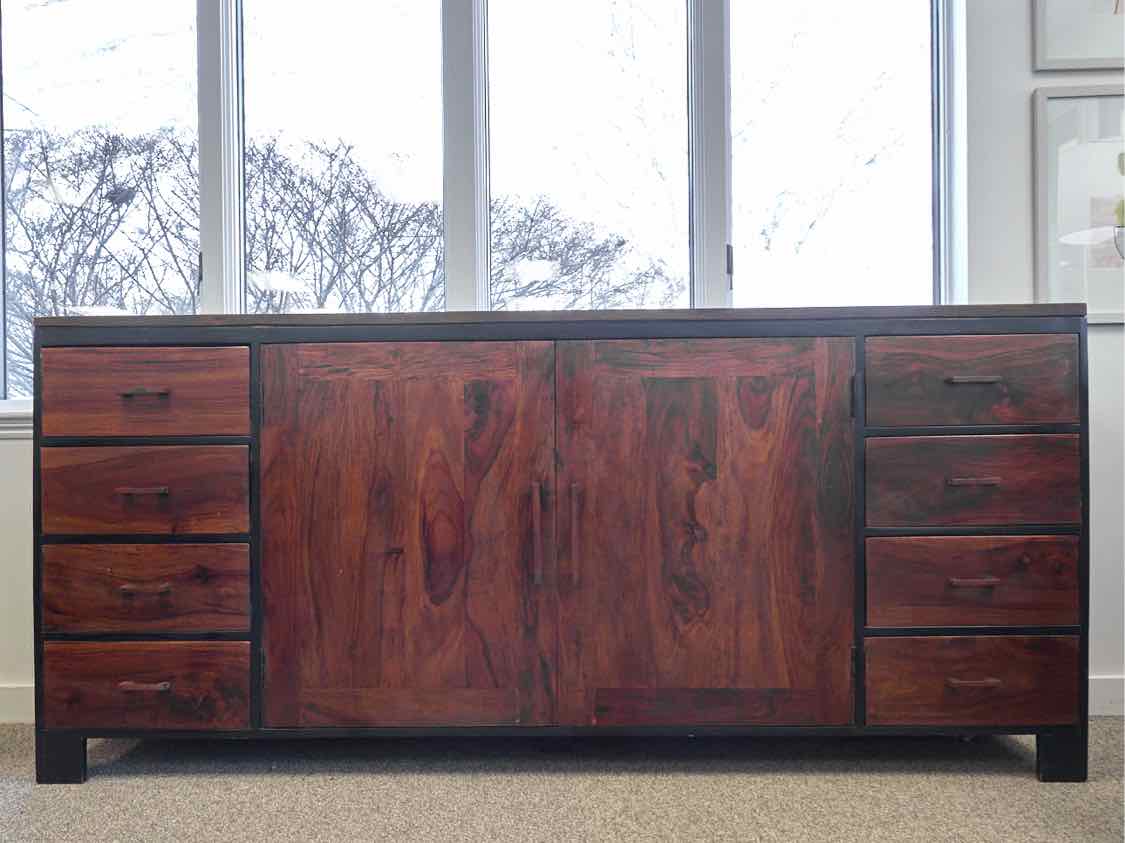 Mohr & McPherson Two Tone Elm Wood Sideboard